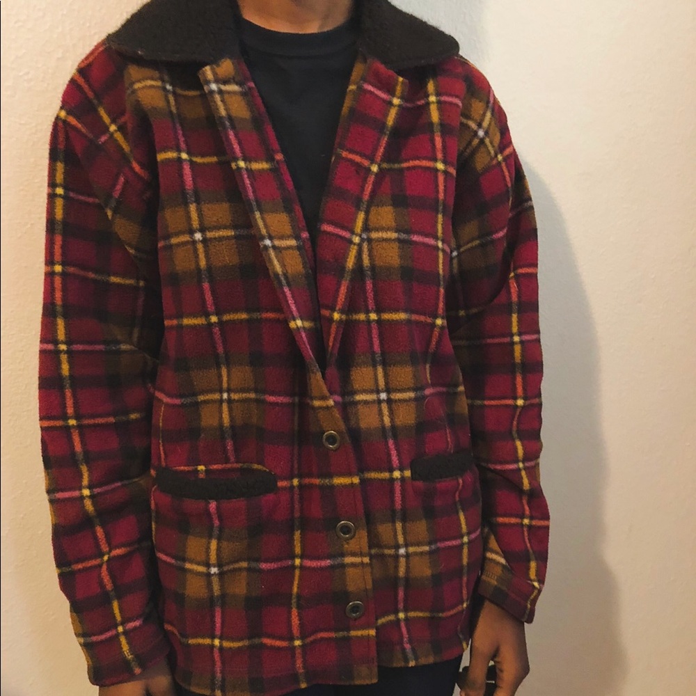 Plaid Crossroads Jacket for Fall Size Small